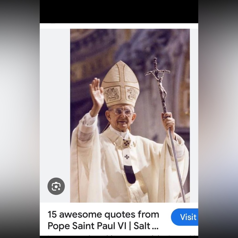 White Religious Vestments with Cross